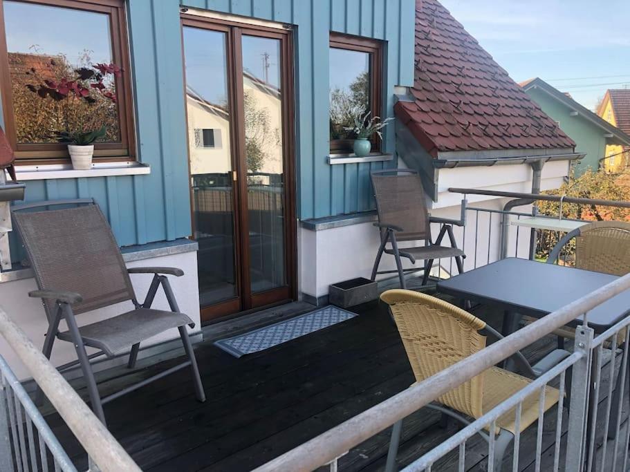 Gemuetliche Ferienwohnung Auf 2 Etagen Mit Dachterrasse Wangen im Allgaeu Bagian luar foto